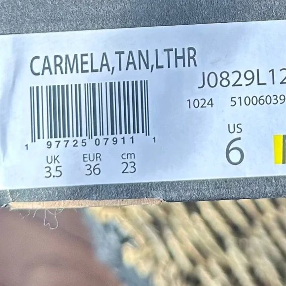 Vionic Carmela Tan Leather Slide Sandals - Picture 5 of 5